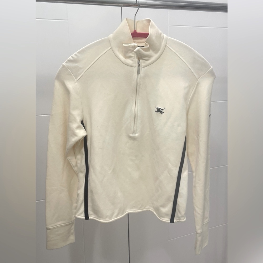 Burberry Golf Quarter-Zip Sweater Size M